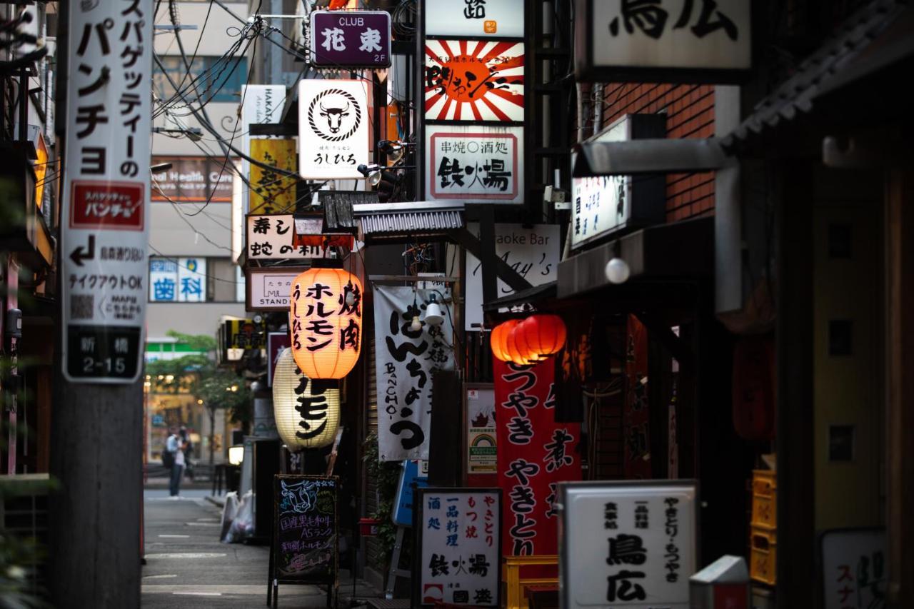 LOF HOTEL Shimbashi Tokyo Bagian luar foto